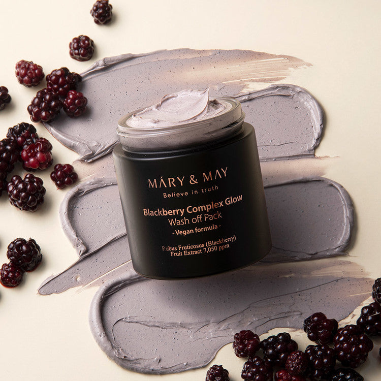 [Mary&May] Blackberry Complex Glow Wash off Pack 125g