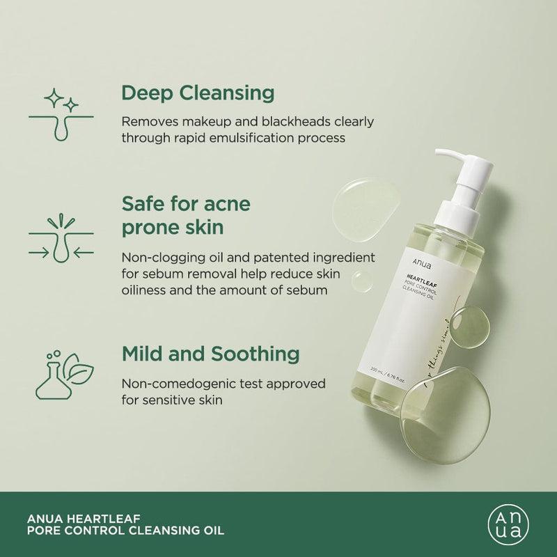 [Anua] Heartleaf Porenkontroll-Reinigungsöl 200ml