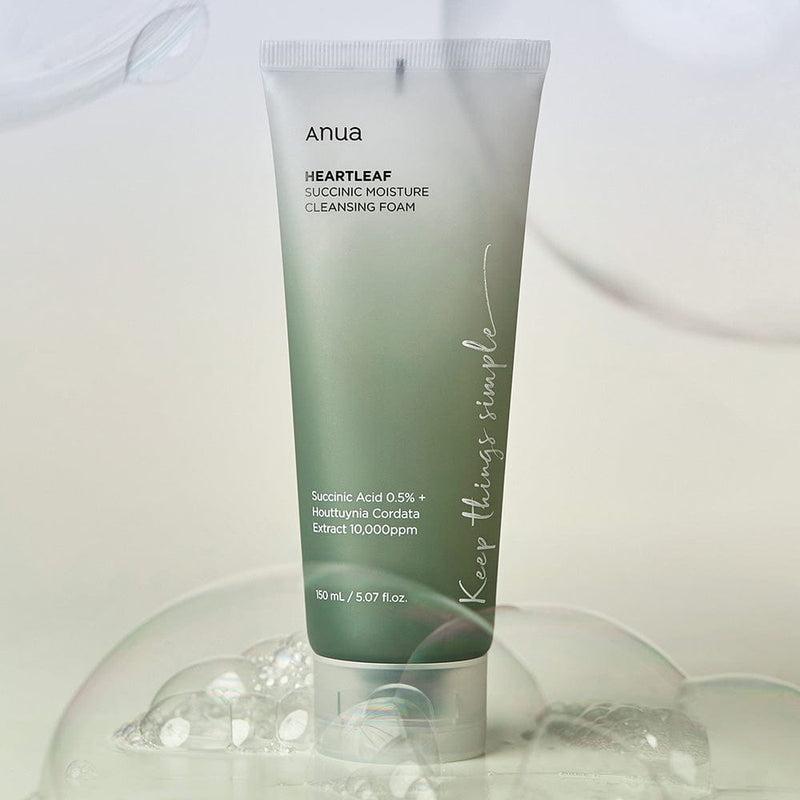 [Anua] HEARTLEAF BERNSTEINSÄURE FEUCHTIGKEITSREINIGUNGSSCHAUM 150ml
