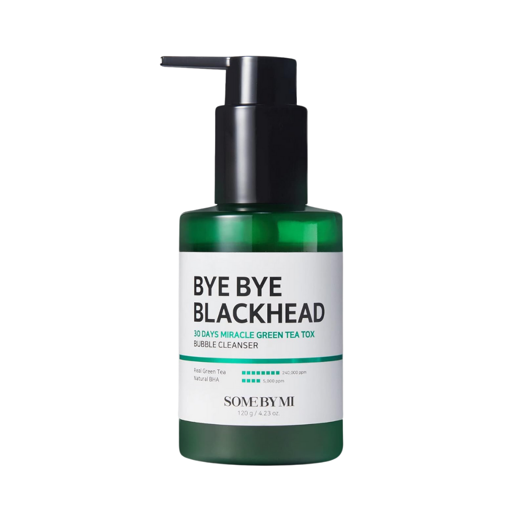 [SOME BY MI] BYE BYE BLACKHEAD 30 DAYS MIRACLE GREEN TEA TOX BUBBLE CLEANSER 120g