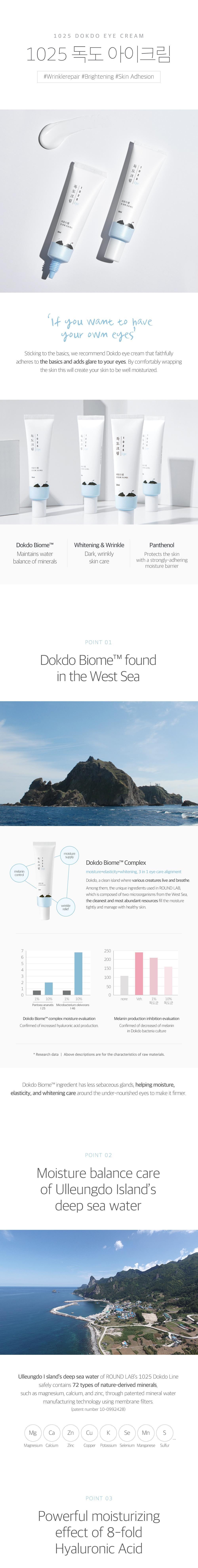 [Round Lab] 1025 Dokdo Eye Cream 30ml
