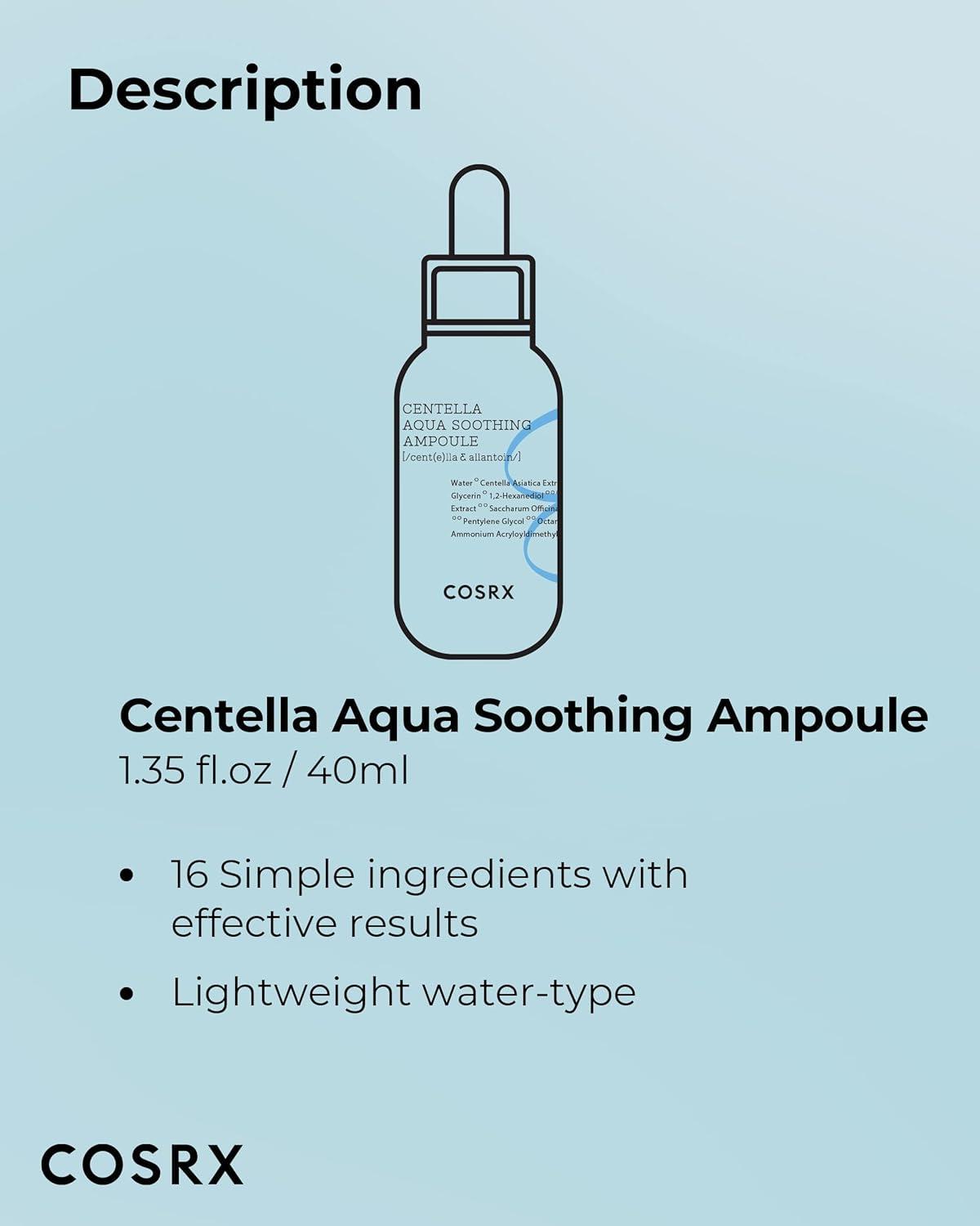 [COSRX] Hydrium Centella Aqua Beruhigende Ampulle 40ml