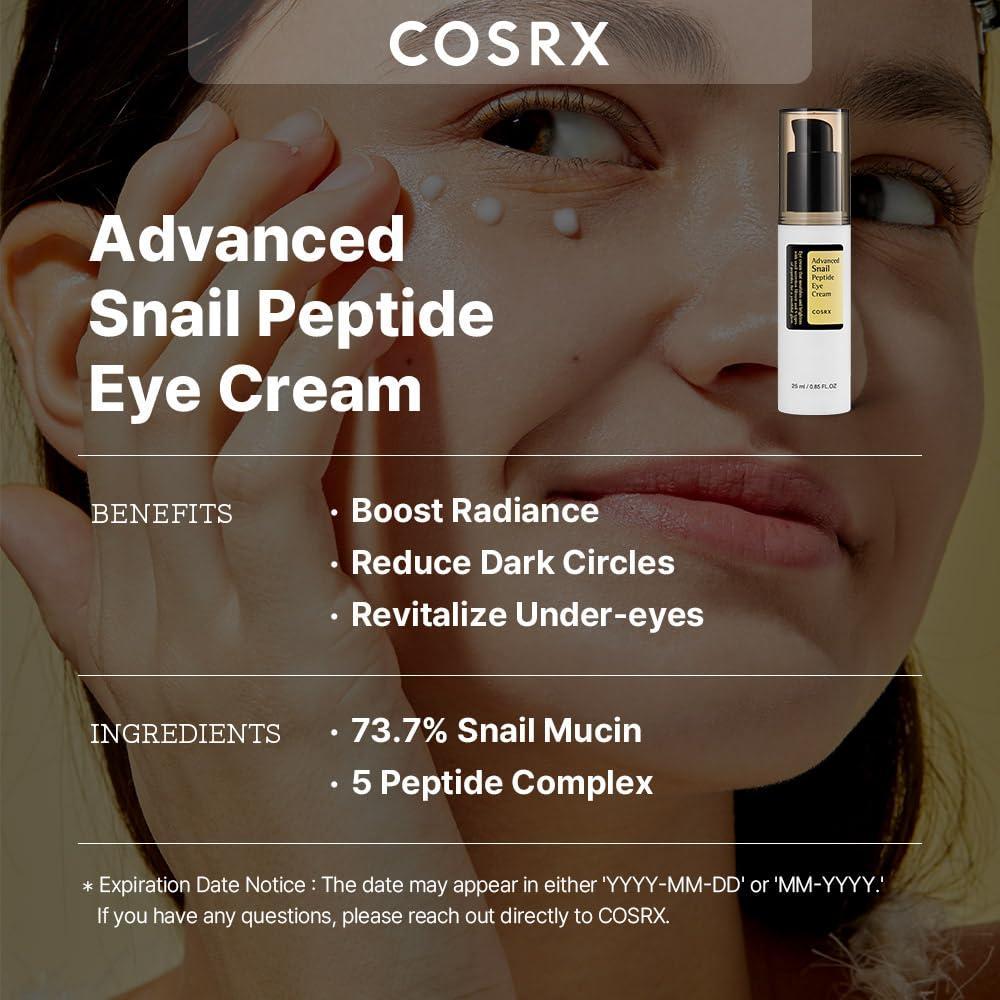 [COSRX] Advanced Snail Peptide Augencreme 25ml