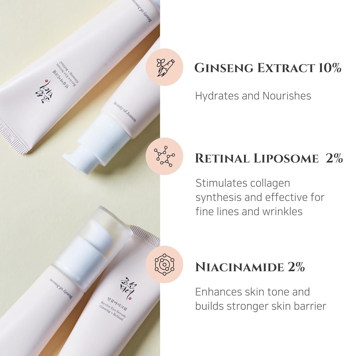 [Beauty of Joseon] Revive Eye Serum: Ginseng + Retinal 30ml