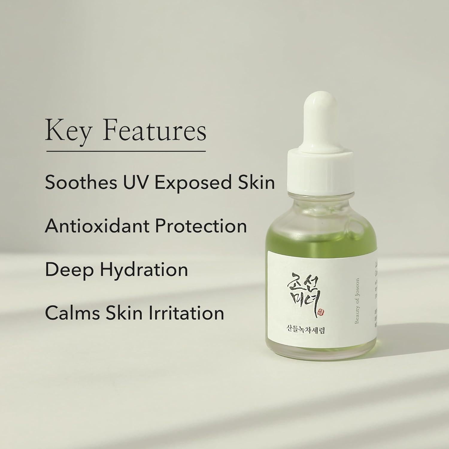 [Beauty of Joseon] Beruhigendes Serum: Grüner Tee + Panthenol 30ml