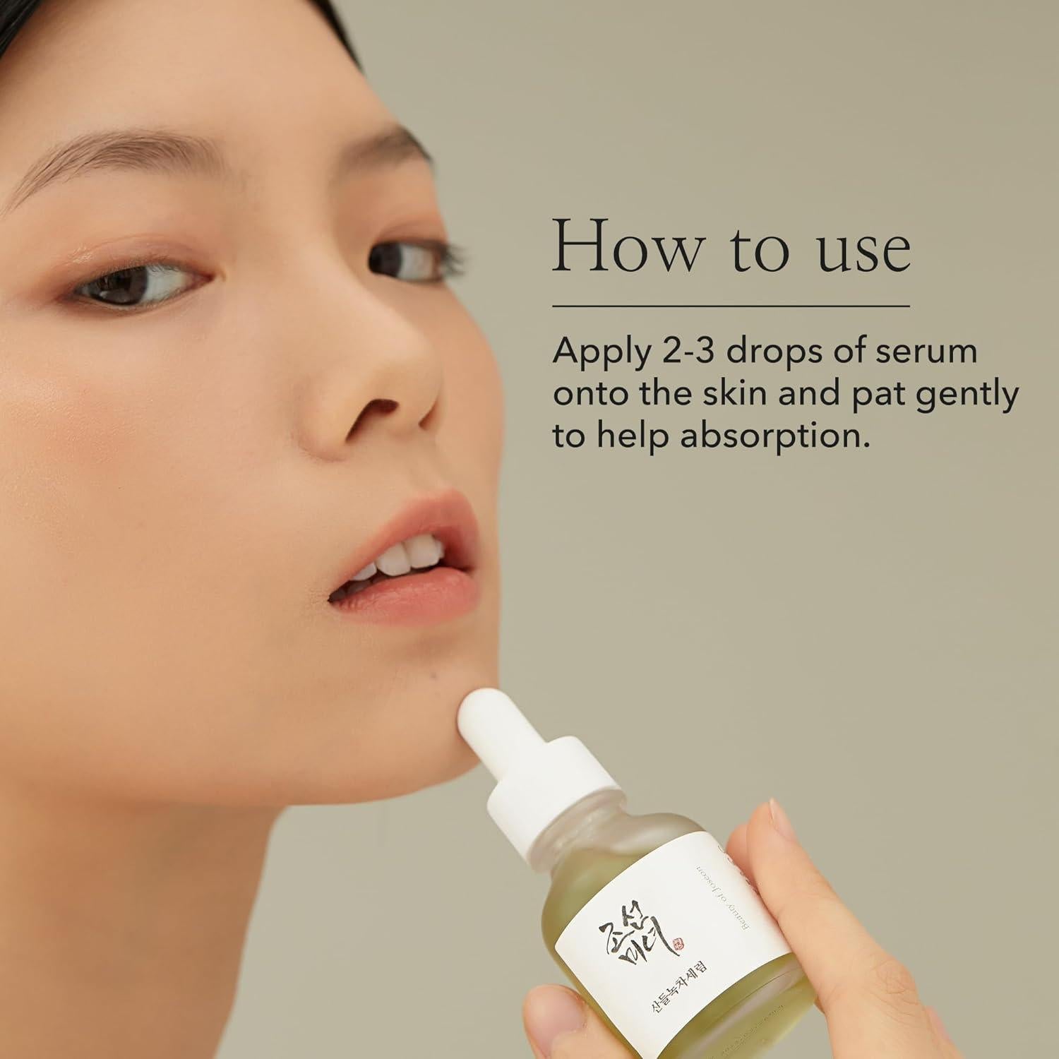 [Beauty of Joseon] Beruhigendes Serum: Grüner Tee + Panthenol 30ml