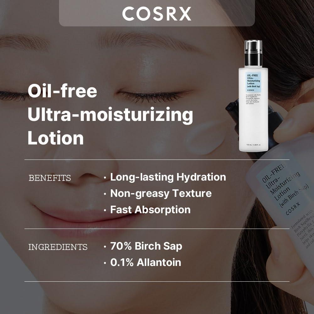 [COSRX] Ölfreie Ultra-Feuchtigkeitspflege mit Birkensaft 100ml
