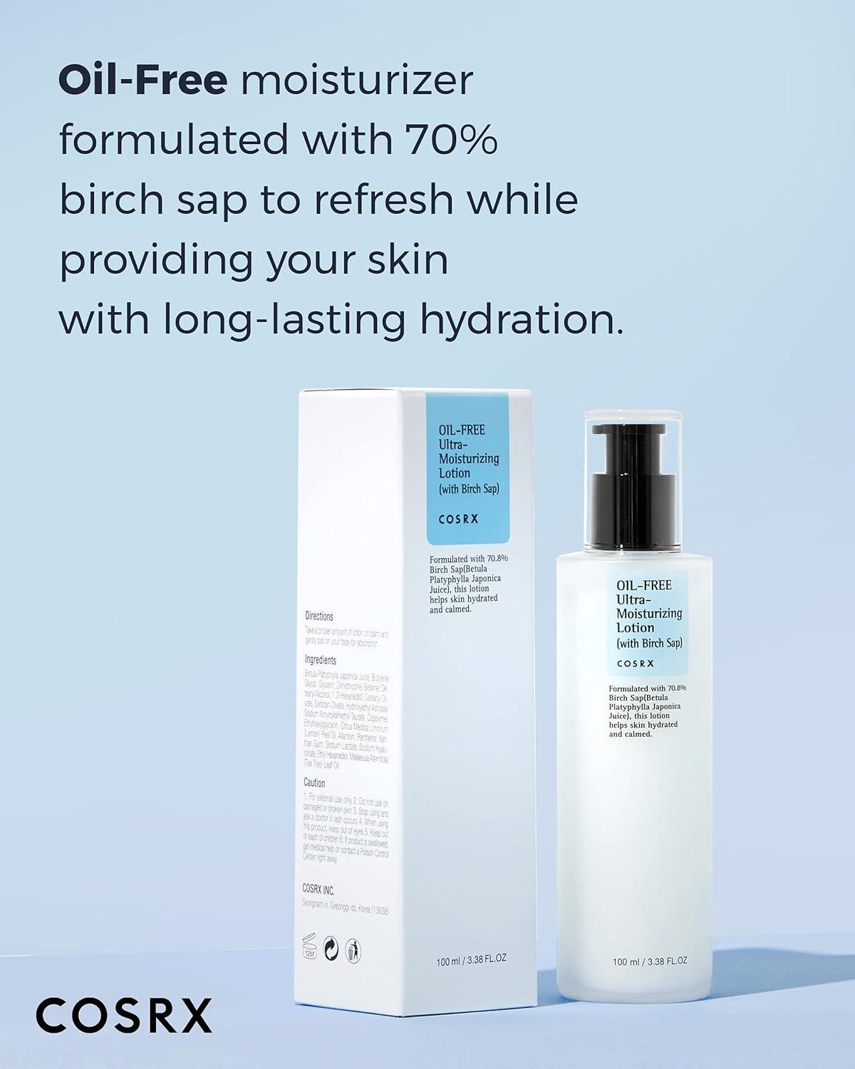 [COSRX] Ölfreie Ultra-Feuchtigkeitspflege mit Birkensaft 100ml