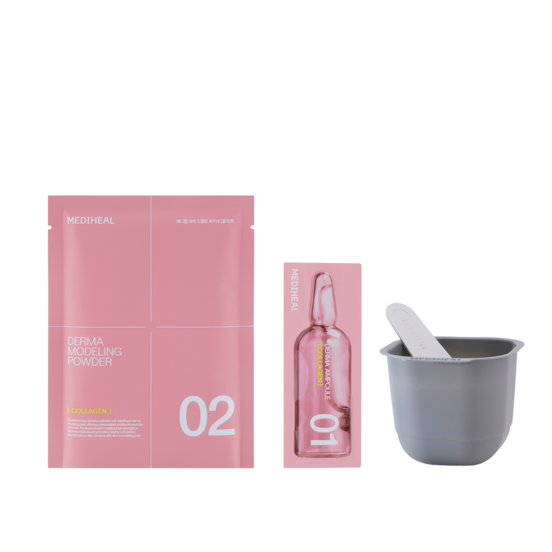 [Mediheal] Derma Modeling Pack Kollagen Straffend (Ampulle 2ml+ Puder 28g)