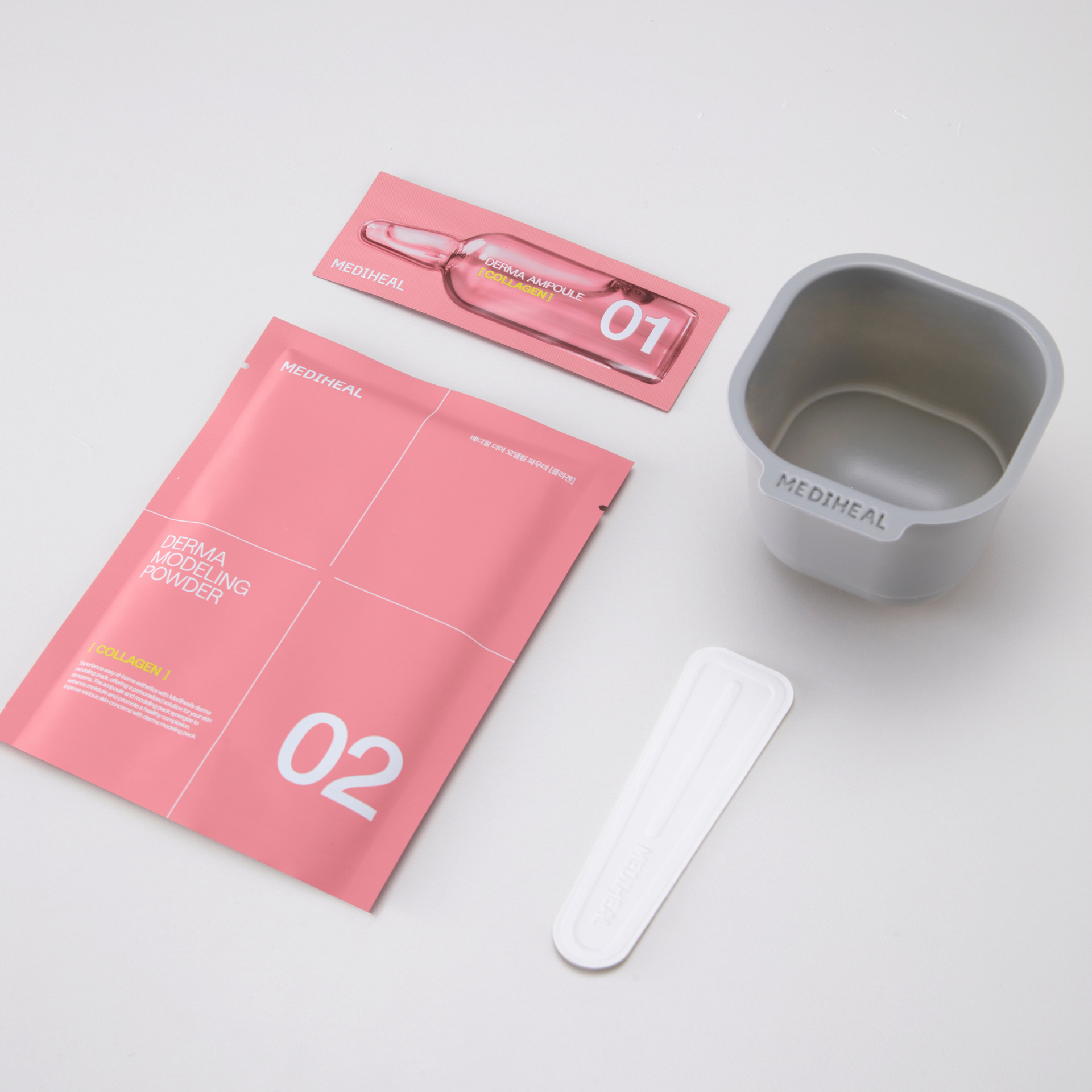 [Mediheal] Derma Modeling Pack Kollagen Straffend (Ampulle 2ml+ Puder 28g)