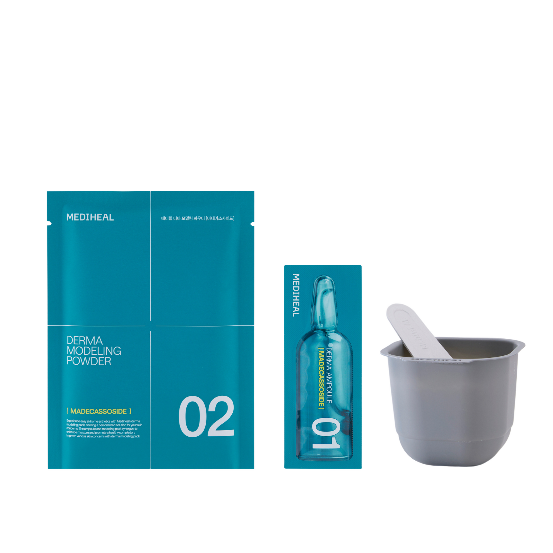 [Mediheal] Derma Modeling Pack Madecassoside Blemish (Ampulle 2ml+ Pulver 28g)