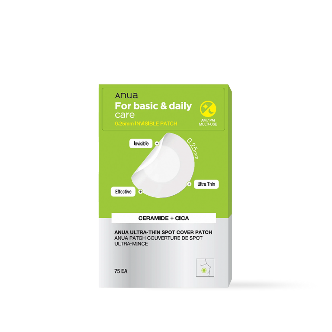 [Anua] Ultra dünnes Spot Cover Patch 75 Stk.