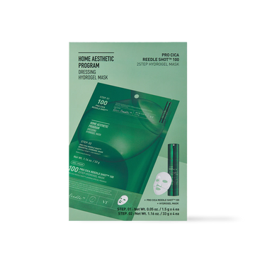 [VT Cosmetics] PRO CICA Reedle Shot 100 2STEP Hydrogel Maske 4 Stück