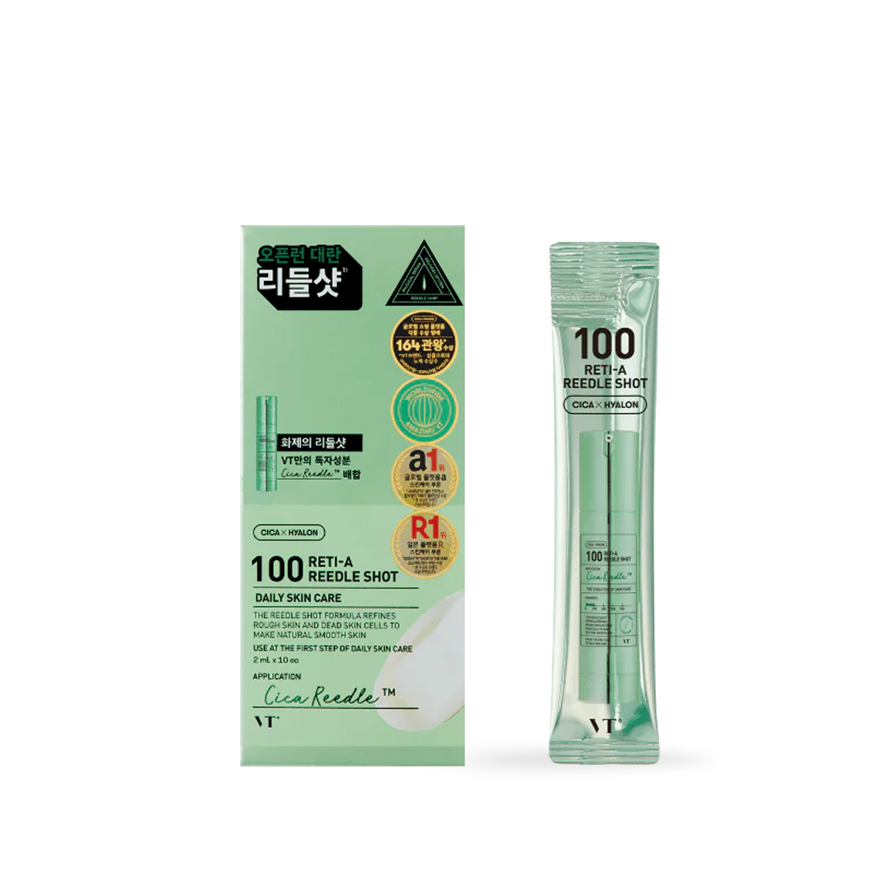 [VT Cosmetics] 100 RETI-A Reedle Shot 10 Stück