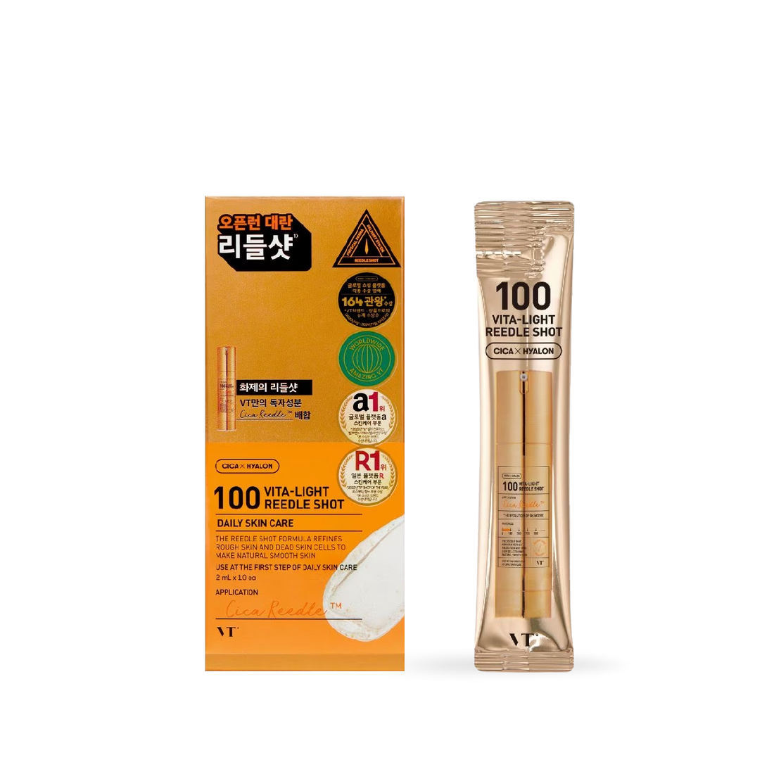 [VT Cosmetics] 100 VITA-LIGHT Reedle Shot 10 Stück