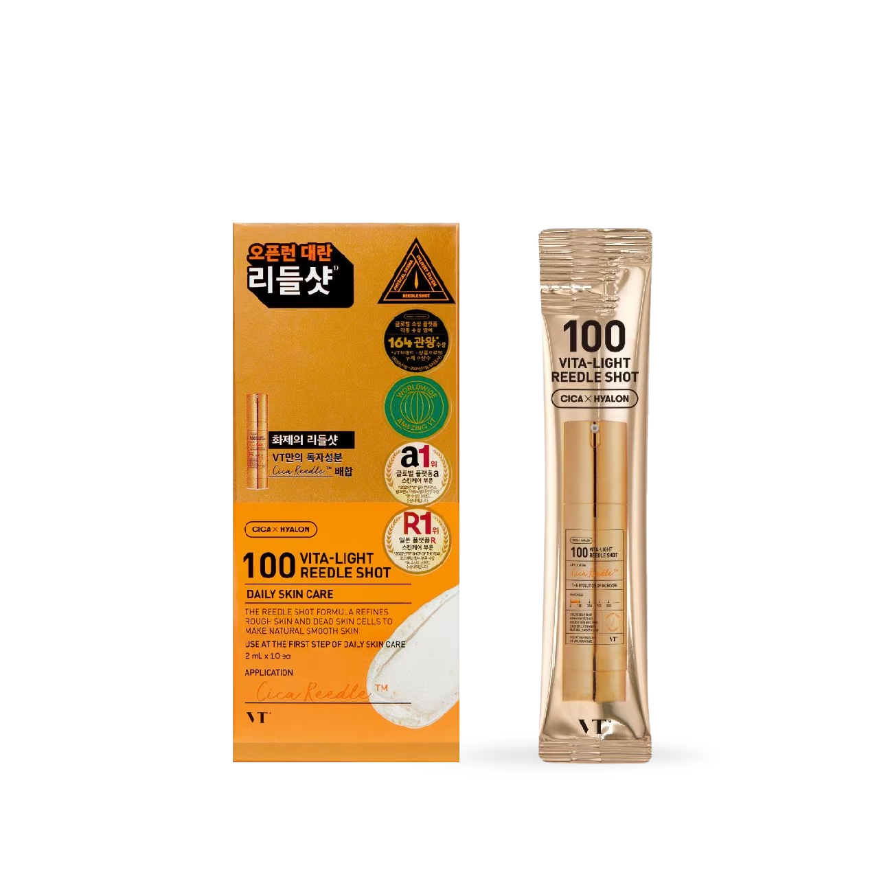 [VT Cosmetics] 100 VITA-LIGHT Reedle Shot 10 Stück