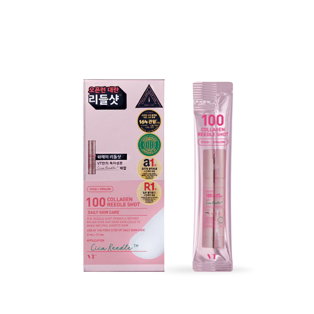 [VT Cosmetics] 100 Collagen Reedle Shot 10 Stk.