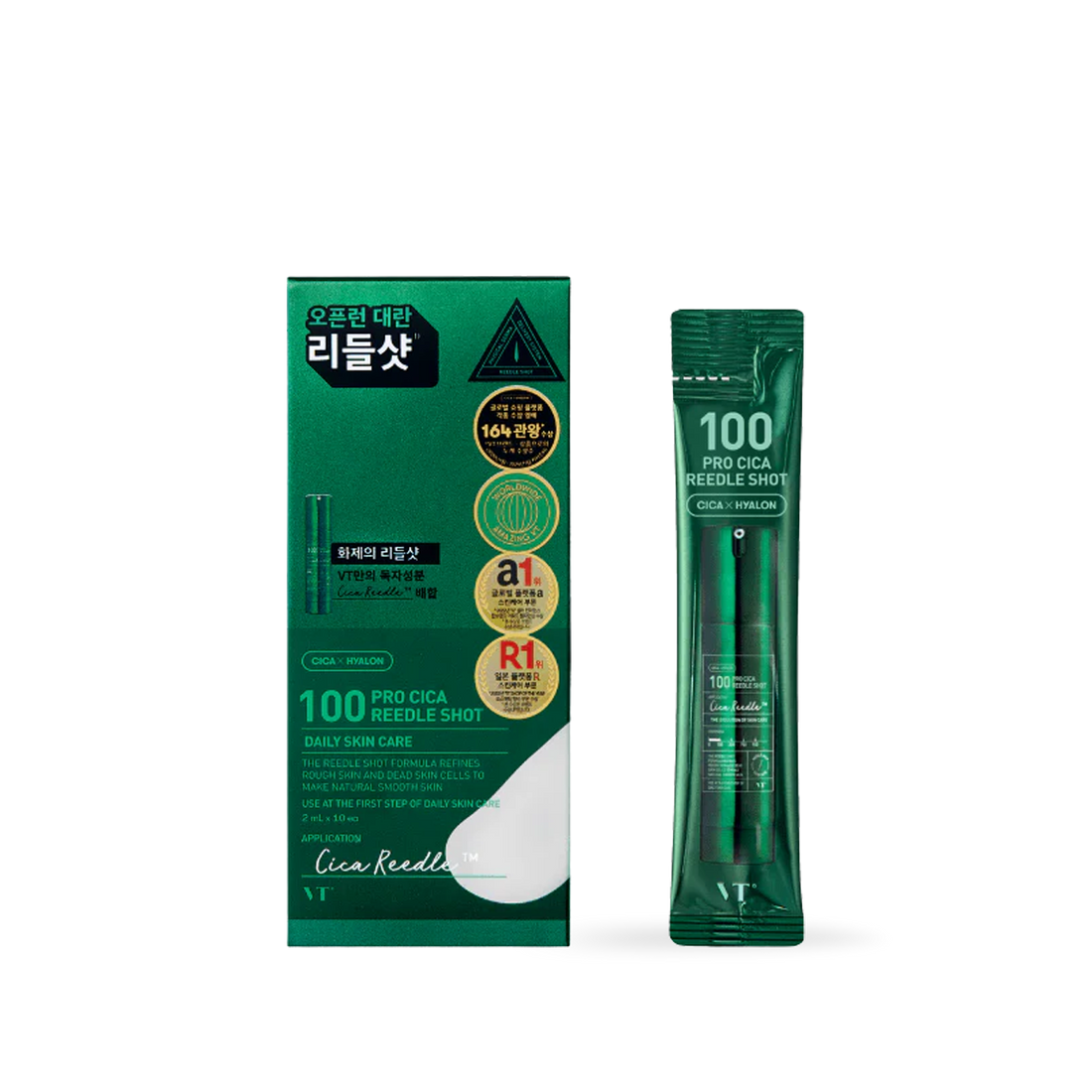 [VT Cosmetics] 100 PRO CICA Reedle Shot 10 Stück