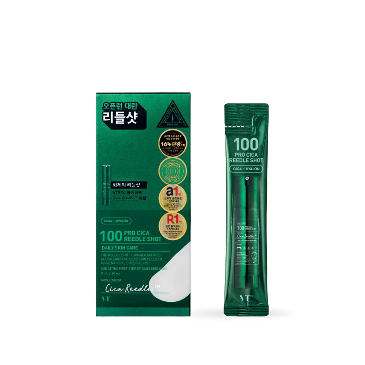 [VT Cosmetics] 100 PRO CICA Reedle Shot 10 Stück