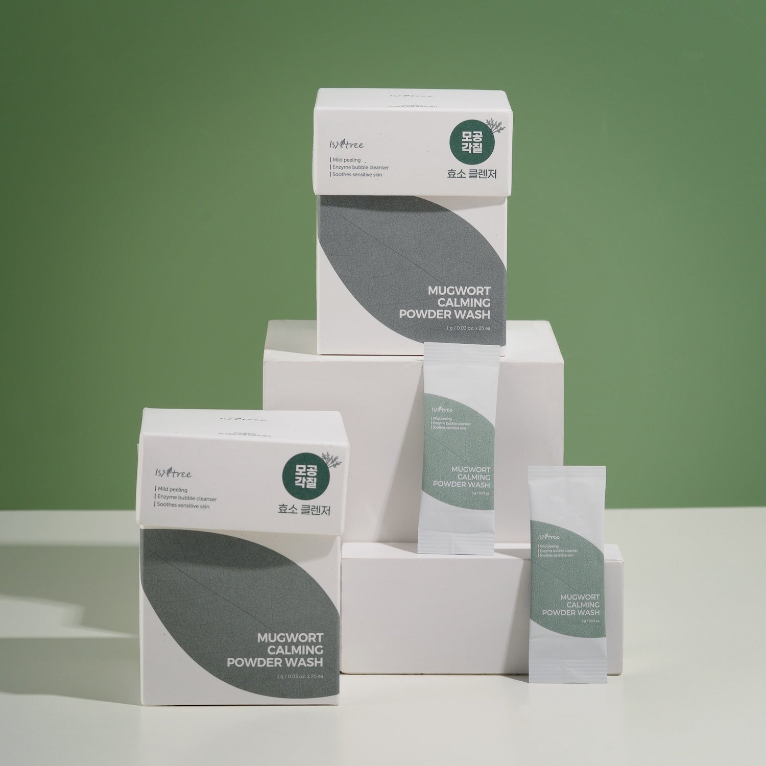 [Isntree] Mugwort Calming Powder Wash 1g*25 Stk