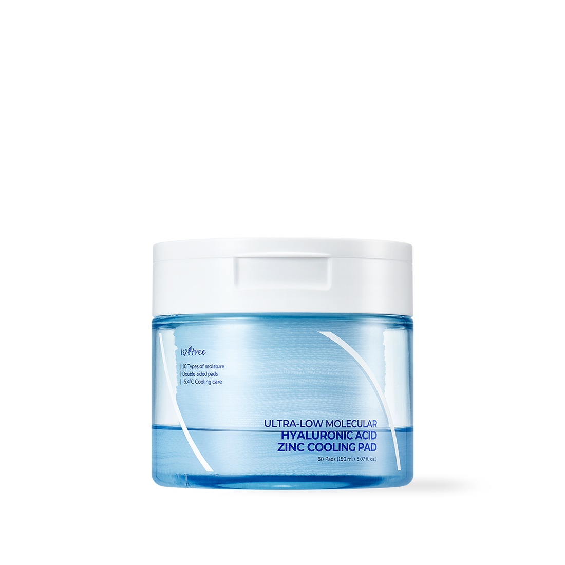 [Isntree] Ultra-Niedermolekulare Hyaluronsäure Zinkkühlpads 150ml 60 Stück