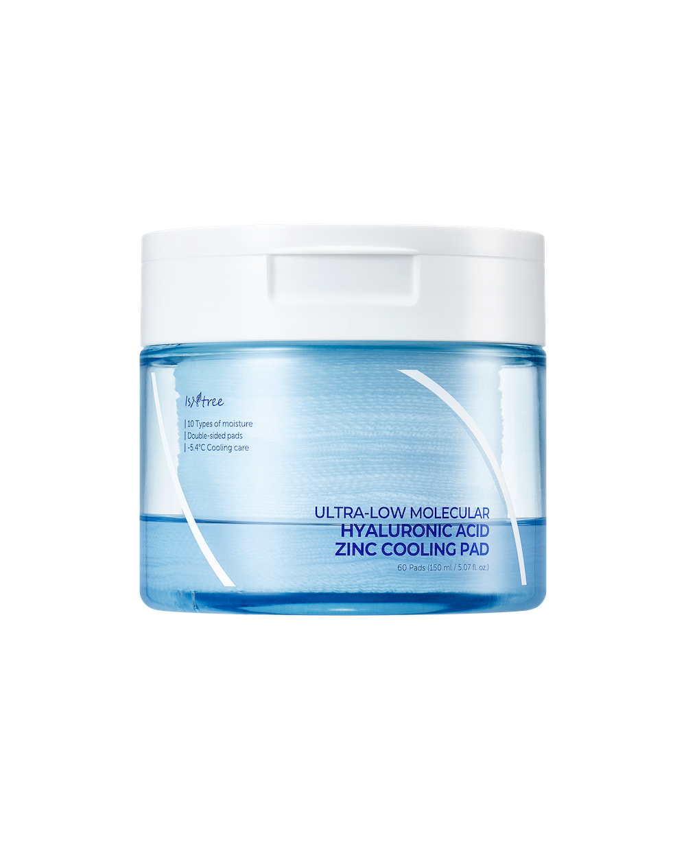 [Isntree] Ultra-Niedermolekulare Hyaluronsäure Zinkkühlpads 150ml 60 Stück