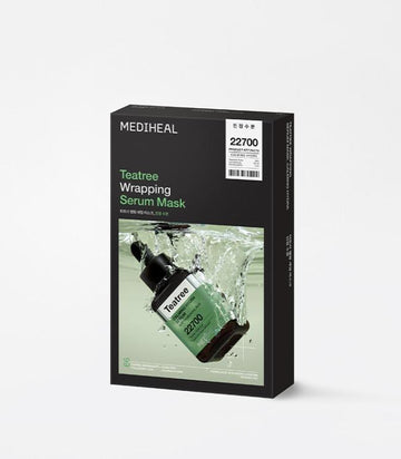 [Mediheal] Teatree Wrapping Serum Mask Beruhigende Feuchtigkeit 10 Stück