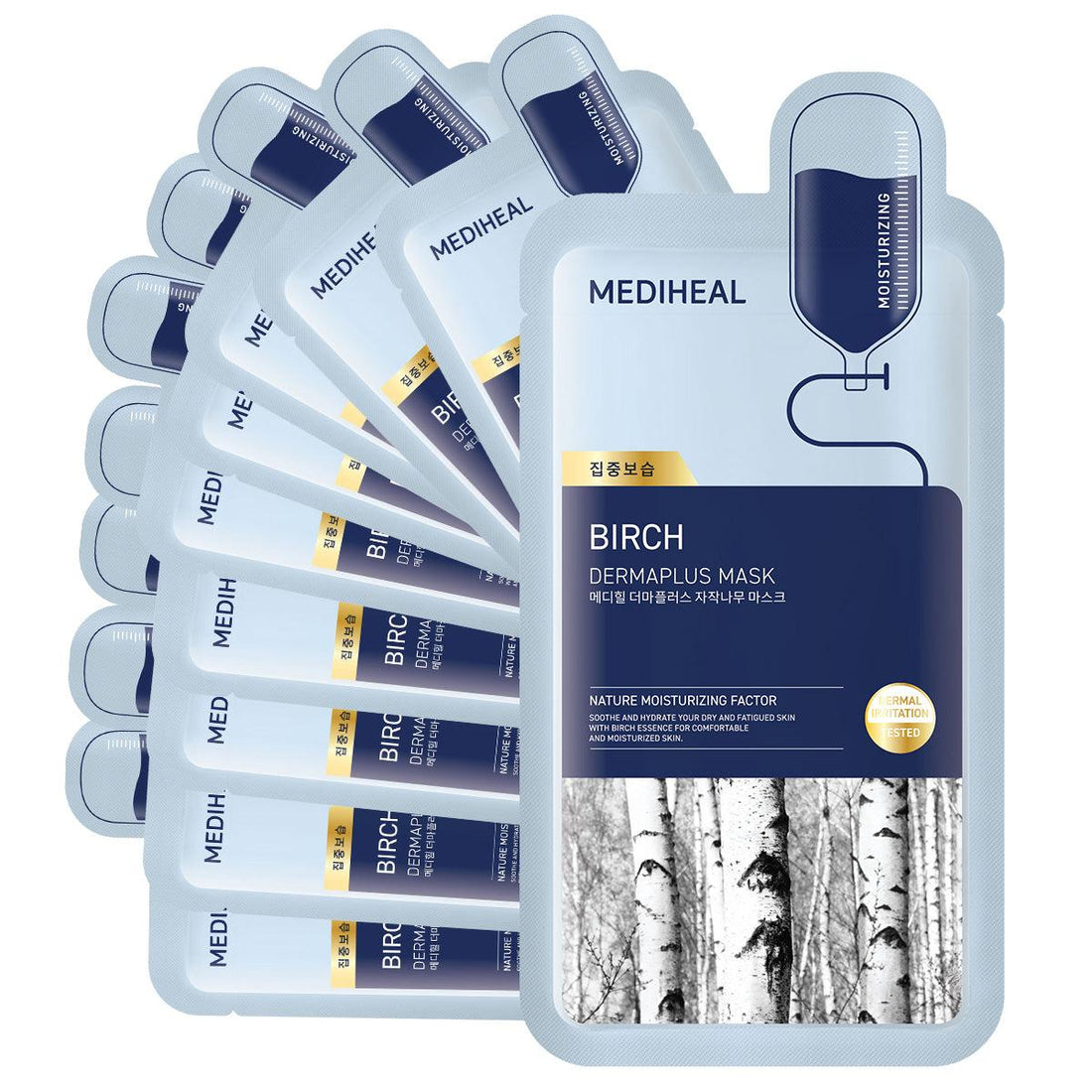 [Mediheal] Derma Plus Birken-Maske 10 Stk.