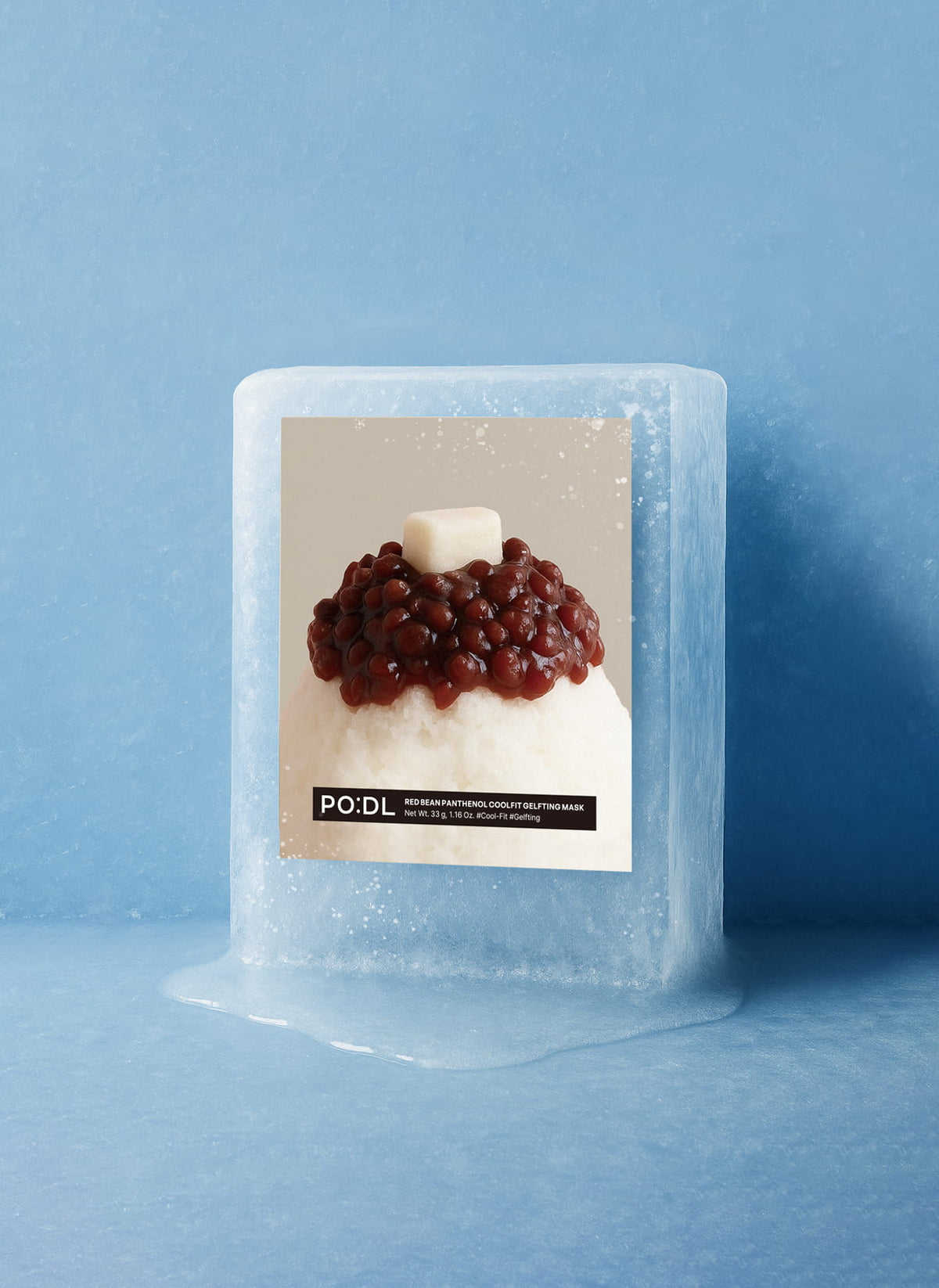 [PO:DL] Red Bean Panthenol Coolfit Gelfting Mask (4ea) (+Special Gift)