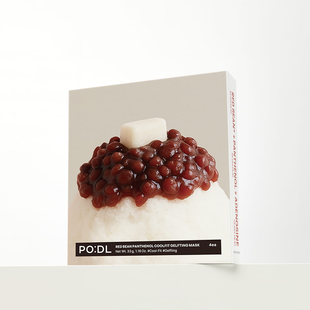 [PO:DL] Red Bean Panthenol Coolfit Gelfting Mask (4ea) (+Special Gift)